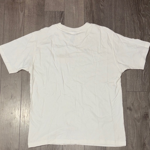 New Balance White and Blue Logo T-Shirt - Picture 2 of 6